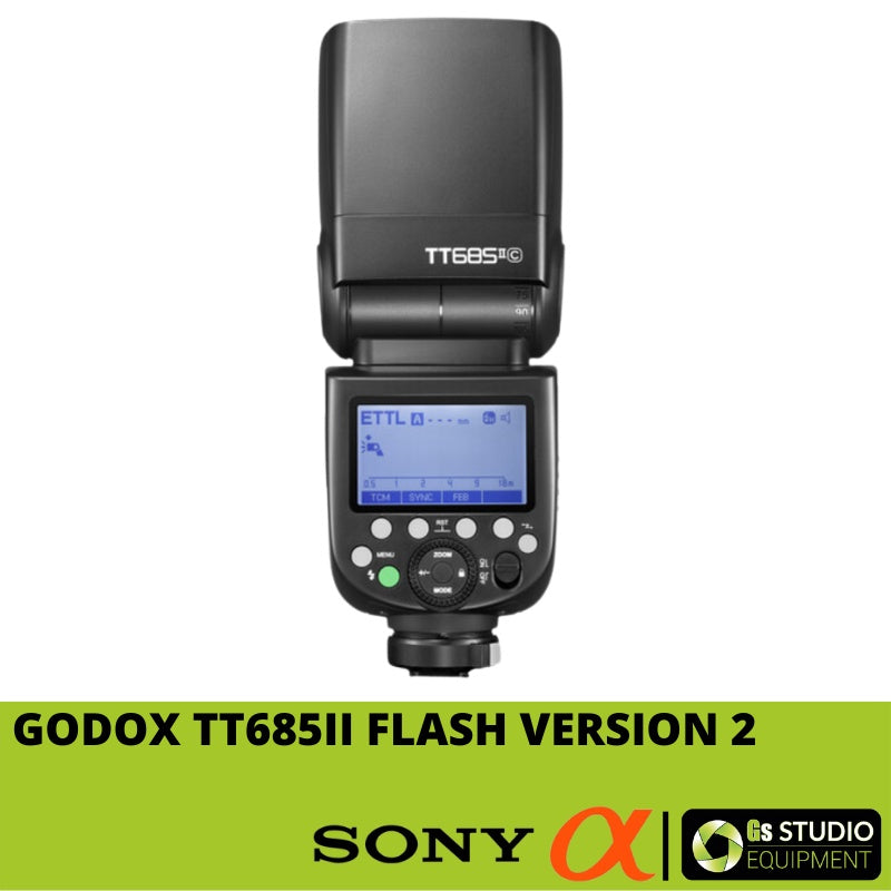 Godox TT685II Version 2 Flash Kit For Canon Nikon Sony Fuji | Professional Flash Kit Photoshoot | Camera Flash