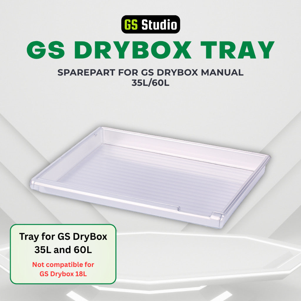 GS DryBox Tray for 35L 60L Dry Cabinet | Replacement & Spare Part for Manual DryBox