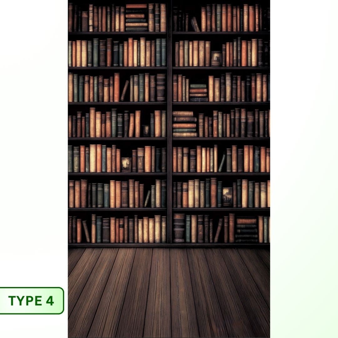 GS Bookshelf Theme Library Convo Convocation Backdrop (3 x 5M)