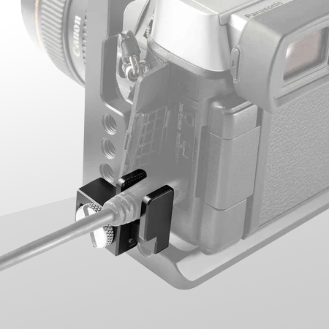 SmallRig 1693 DSLR Camera Clamp HDMI Cable Clamp Compatible With SmallRig A6400 Camera Cage / SmallRig GH3/GH4 Cage