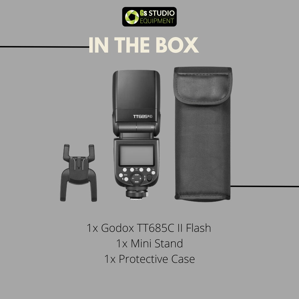Godox TT685II Version 2 Flash Kit For Canon Nikon Sony Fuji | Professional Flash Kit Photoshoot | Camera Flash