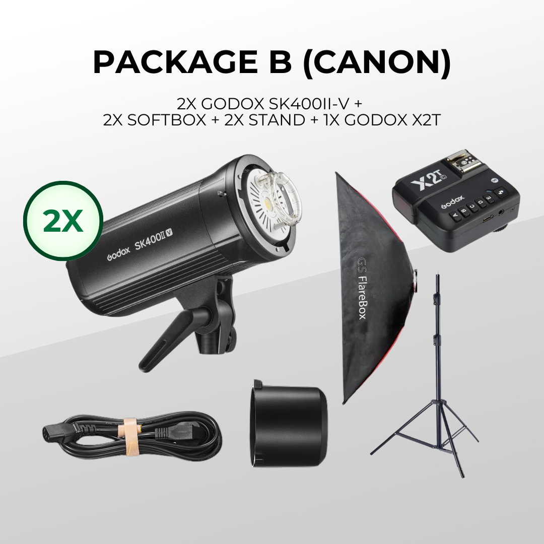(NEW VERSION) GODOX SK400II-V STUDIO STROBE LIGHT