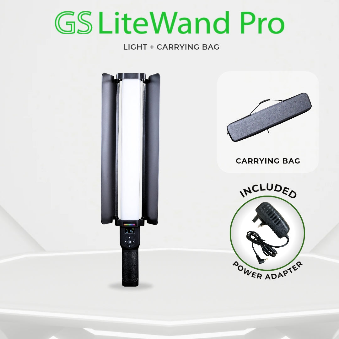 GS LiteWand Pro RGB 30w Tube Light Light Wand Light Stick for Photography Videography