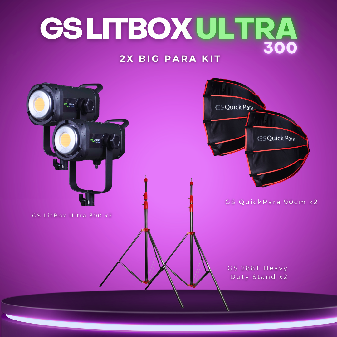 Podcast/Interview Lighting Packages (Professional Kit)