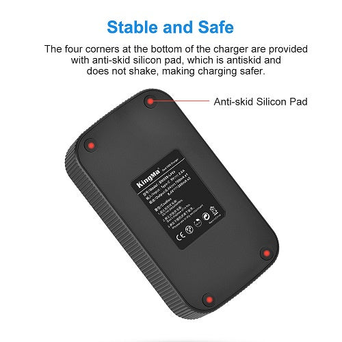 KingMa LP-E6NH LP-E6 Battery And Dual Charger Kit For Canon 5D MKIV 5D MKIII EOS R R5 R6 70D 80D 90D Compatible