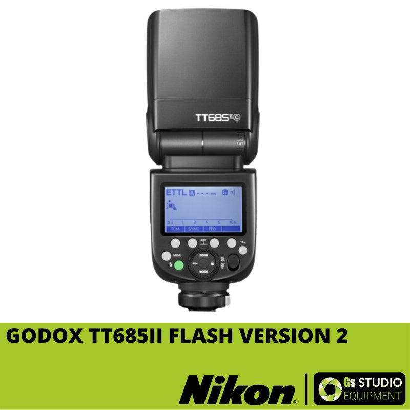 Godox TT685II Version 2 Flash Kit For Canon Nikon Sony Fuji | Professional Flash Kit Photoshoot | Camera Flash