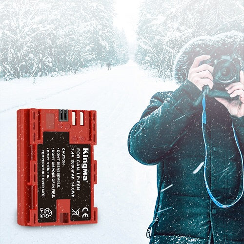 KingMa LP-E6NH LP-E6 Battery And Dual Charger Kit For Canon 5D MKIV 5D MKIII EOS R R5 R6 70D 80D 90D Compatible