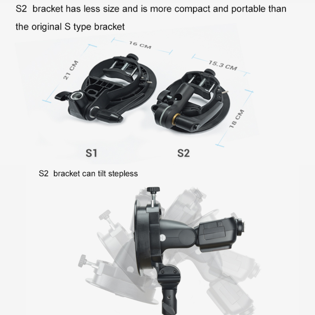 GODOX S2 Speedlite Bracket
