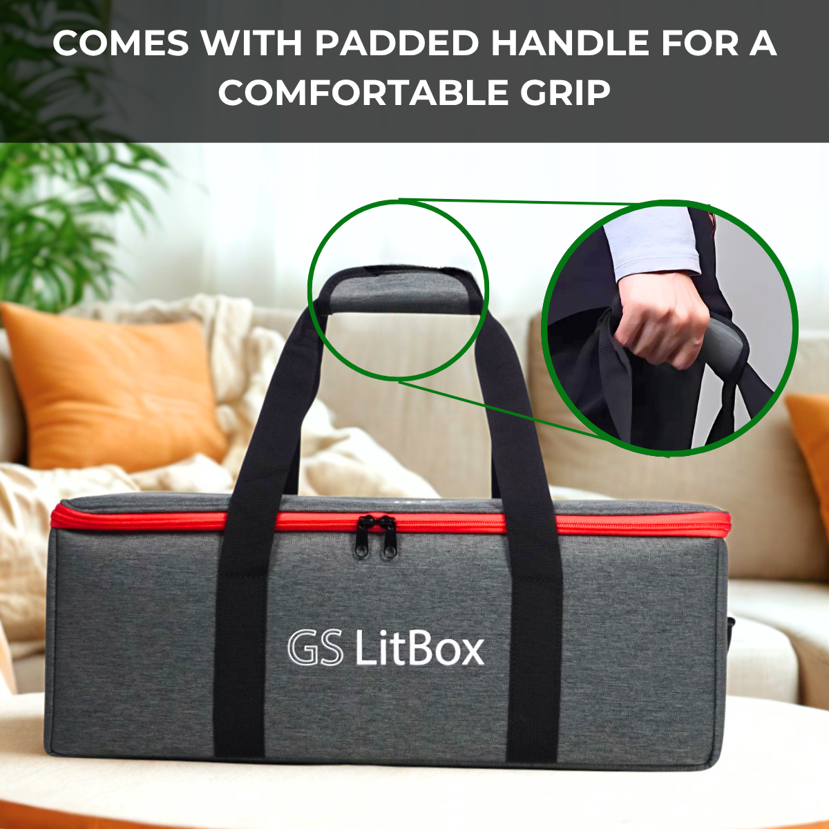 GS Padded Bag for Studio Light LitBox Max and LitBox Ultra and Studio Equipment