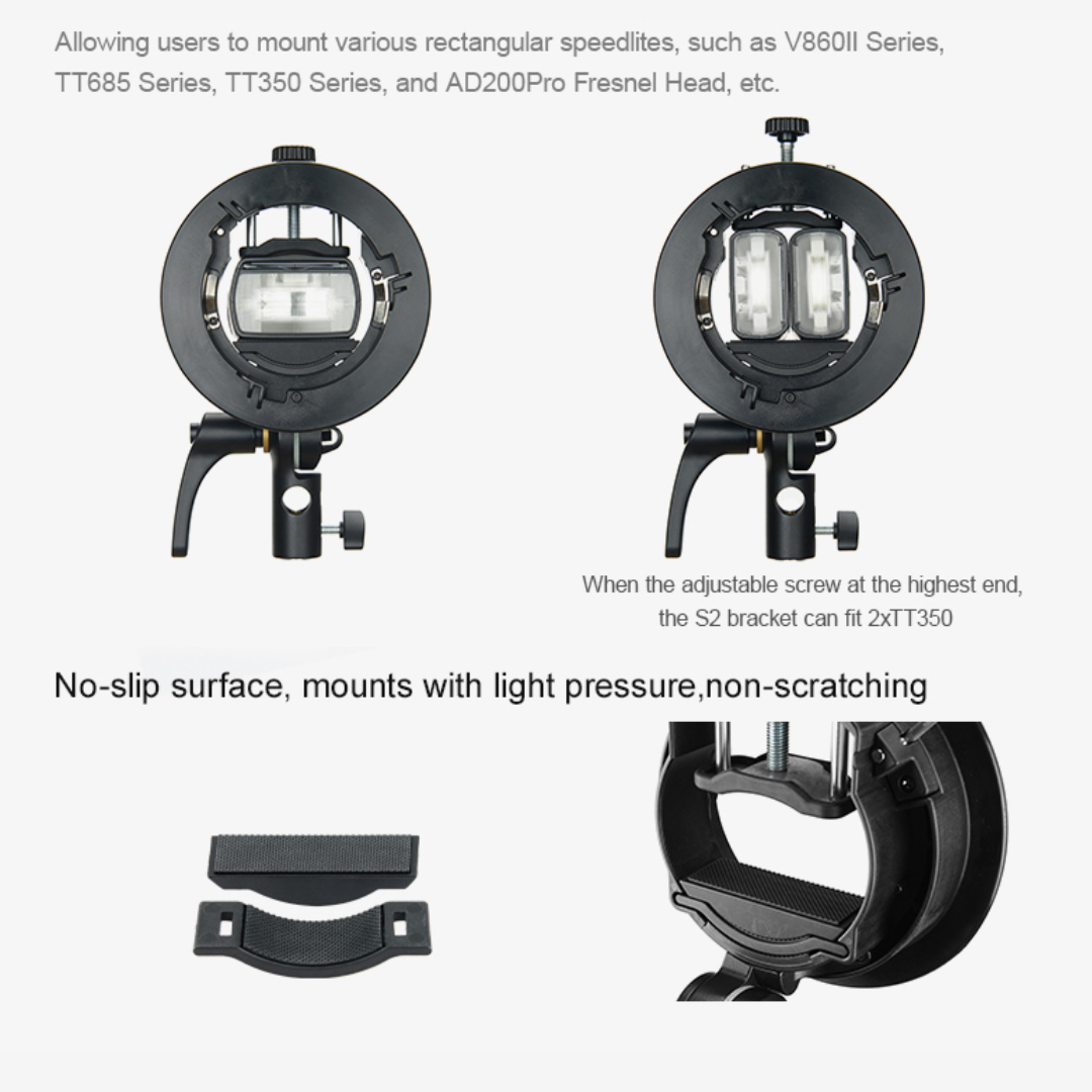 GODOX S2 Speedlite Bracket