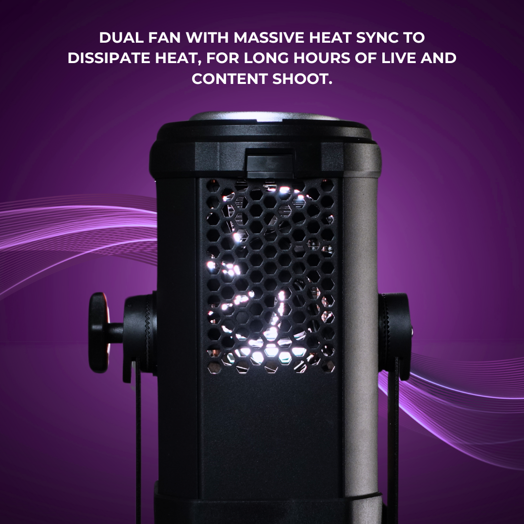 GS LitBox Ultra COB 200 300 500 LED Video Light 2700-6500K Bi-Color with Wireless Remote APP Control CRI 97+ 200w 300w 500w
