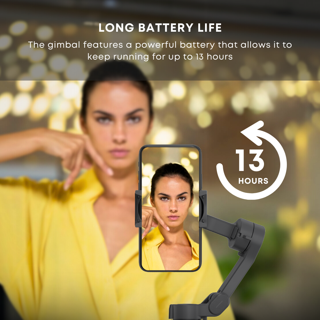 GS L7B L9 Lite M1 Smartphone 3 Axis Gimbal APP Bluetooth Connect Tracking Instant Power Up AI Follow