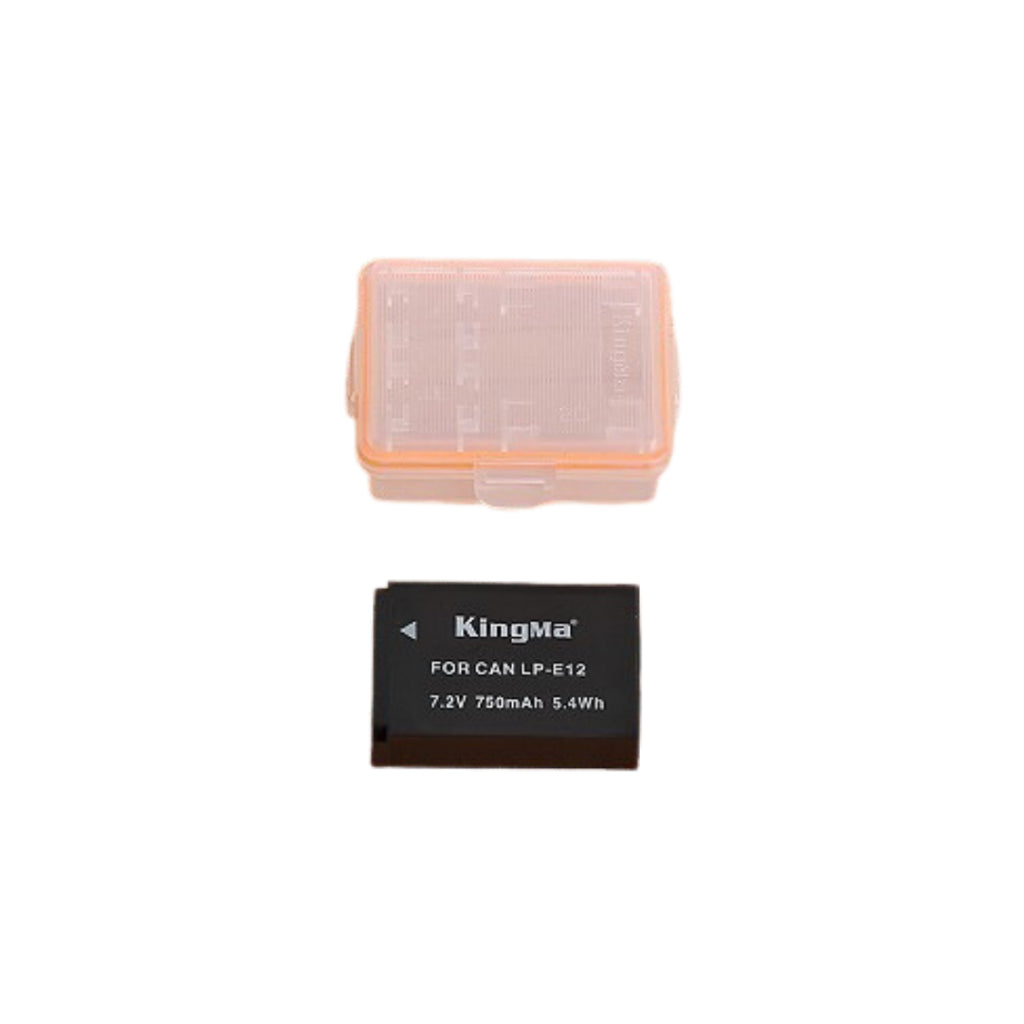 KingMa LP-E12 Battery And Dual Charger Kit For Canon M50 M50 MKII M100 M200 M200 MKII 100D Compatible