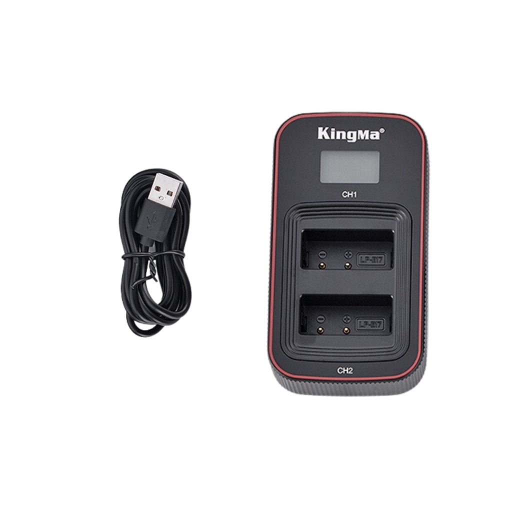 KingMa LP-E6NH LP-E6 Battery And Dual Charger Kit For Canon 5D MKIV 5D MKIII EOS R R5 R6 70D 80D 90D Compatible