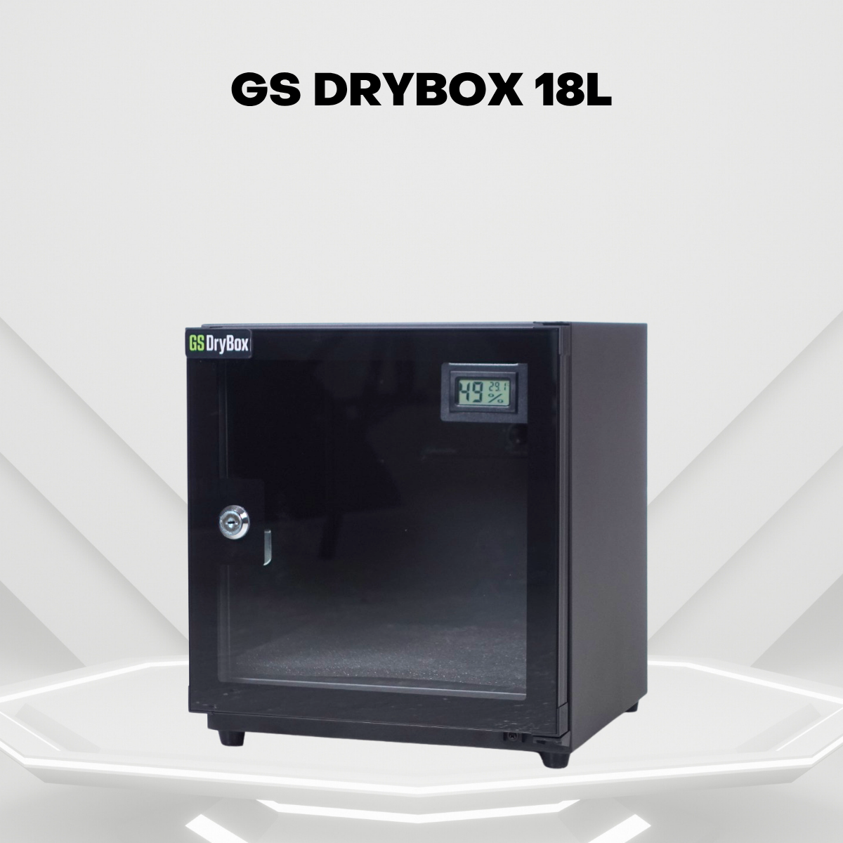 GS DryBox 18L/35L/60L LCD Digital Display 18 Litre 35 Litre 60 Litre Dry Cabinet 5 Years Warranty