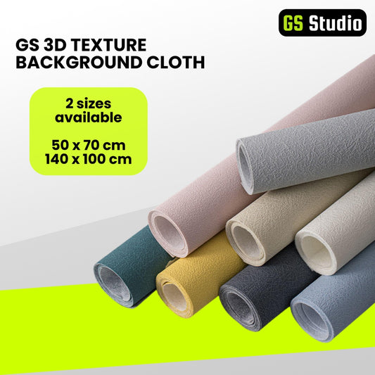 The GS Backdrop Photography 3D Texture Background Cloth is a versatile accessory designed to enhance your photography and videography setups.