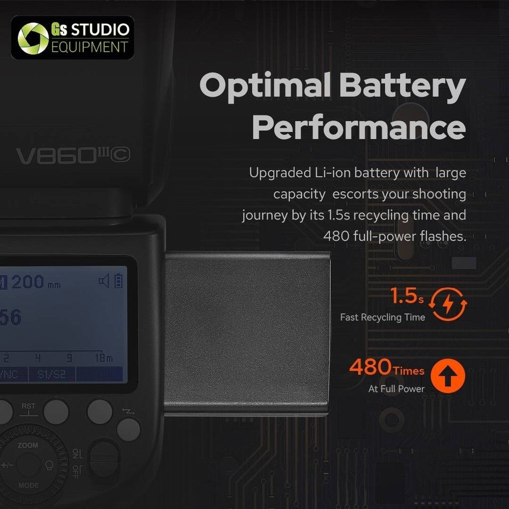 Godox Ving V860III V860 Version 3 New Version TTL Li-Ion Flash Kit for Canon, Nikon, Sony, Fujifilm