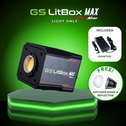 GS LitBox Max Mini 120w Mini COB LED Studio Light for Live Stream and Content Creation
