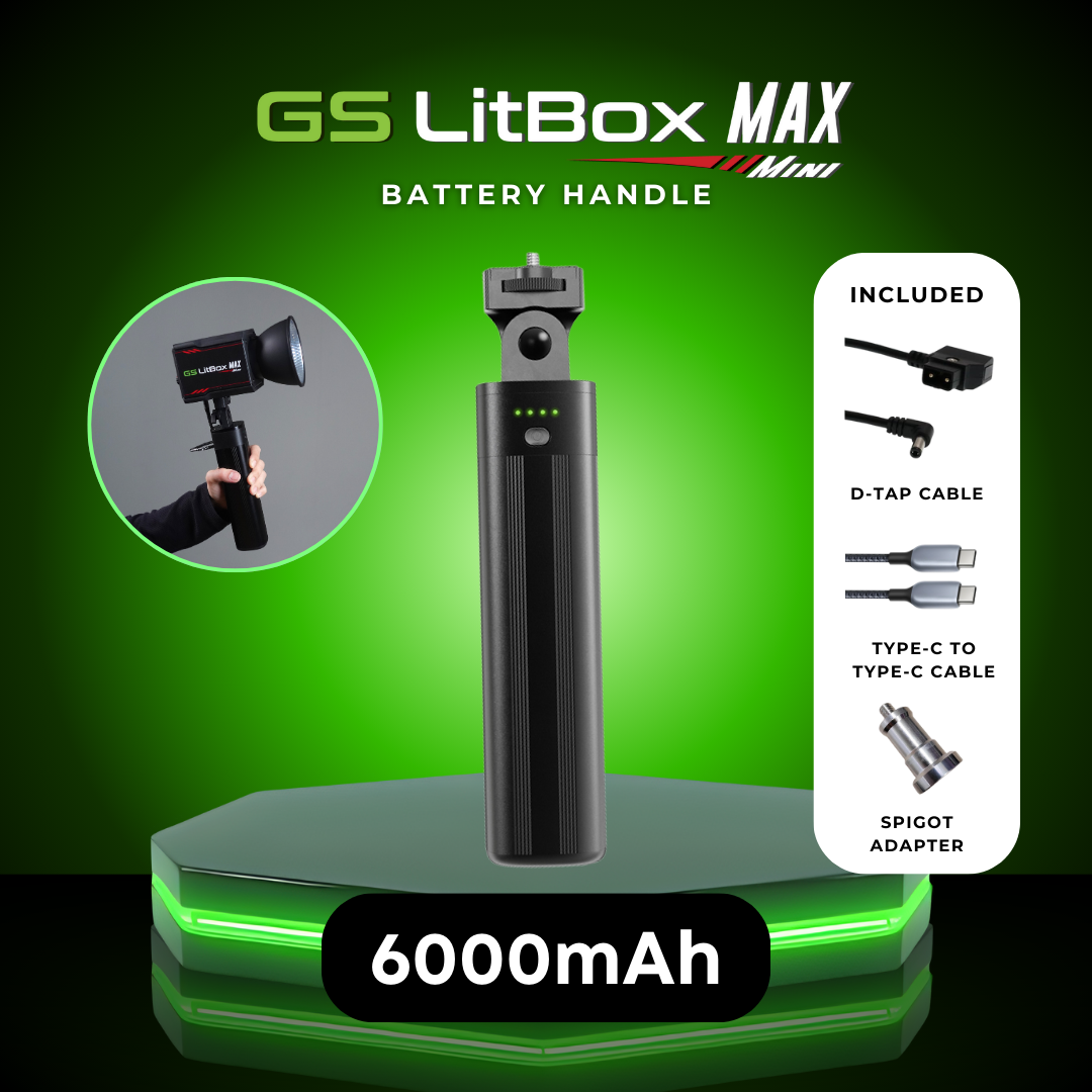 GS LitBox Max Mini 120w Mini COB LED Studio Light for Live Stream and Content Creation