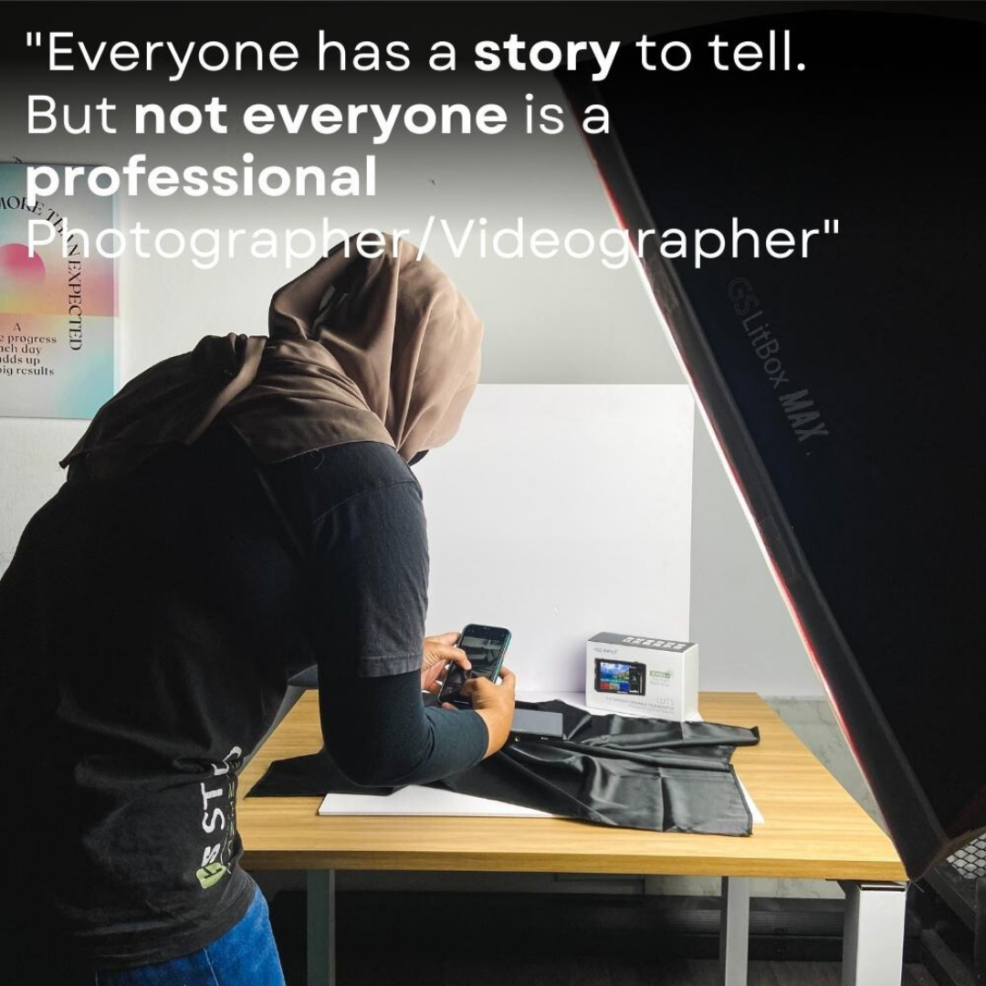 GS LitBox Max COB LED Video Light Adjustable Color Temperature & Brightness