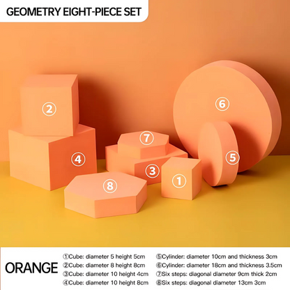 GS Photography 3D Geometry Props Studio Product Photo Shooting Equipment Foam Geometric Cube Photography Backdrop