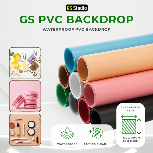 PVC Backdrop High Quality Shooting Background Waterproof For Studio Photography Videography | Backdrop Pelbagai Variasi