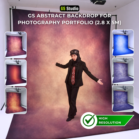 GS Fantasy Abstract Backdrop Painted Like Design 2.8 x 5m Digital Cloth Backdrop