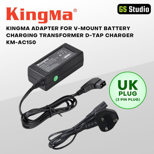 KingMa Adapter For V-Mount Battery Charging Transformer D-Tap Charger KM-AC150