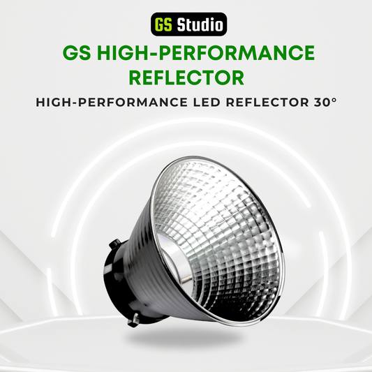 GS High-Performance Reflector (7") with Bowens Mount Ultra High Reflective Surface for Studio  Light