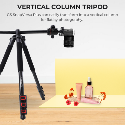 GS SnapVersa Plus Professional Vertical Column Ballhead Tripod Camera Accessories