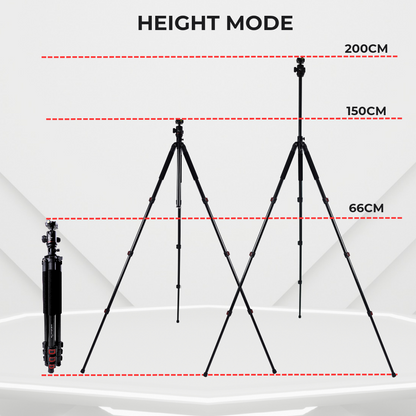 GS SnapVersa Plus Professional Vertical Column Ballhead Tripod Camera Accessories