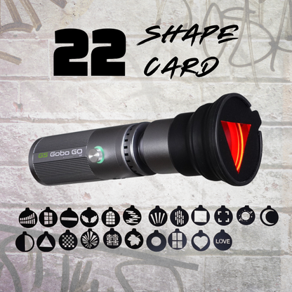 GS Gobo GO Portable Gobo Four Colors Photography Flashlight Set 25W 22 Imaging Films