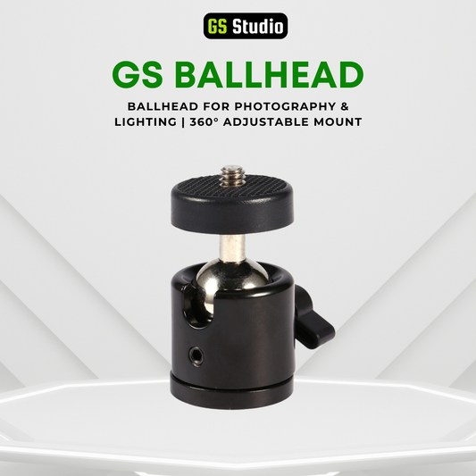 GS Ballhead for Photography & Lighting | 360° Adjustable Mount