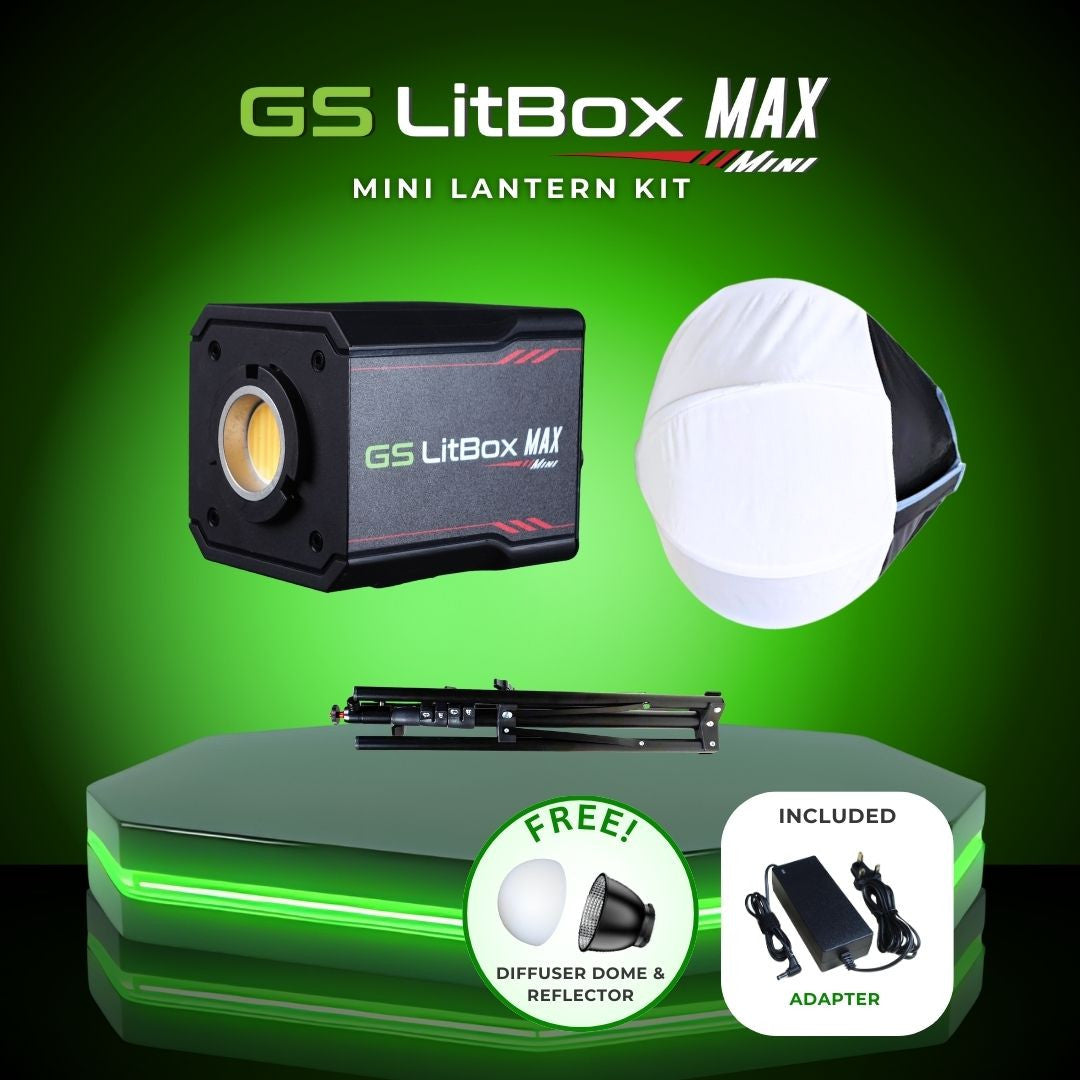 GS LitBox Max Mini 120w Mini COB LED Studio Light for Live Stream and Content Creation
