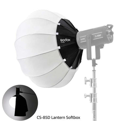 Godox CS-65D CS-85D Lantern Foldable Quick-install Portable Round Shape Softbox Light For Bowens Mount Studio Flash