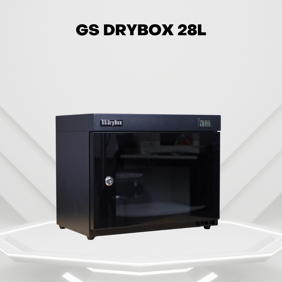 GS DryBox 28L/35L/60L LCD Digital Display 18 Litre 35 Litre 60 Litre Dry Cabinet 5 Years Warranty
