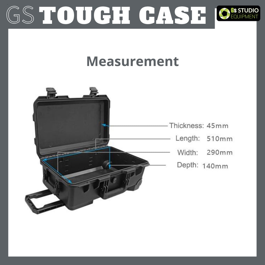 This is the measurement inside GS Tough Case.