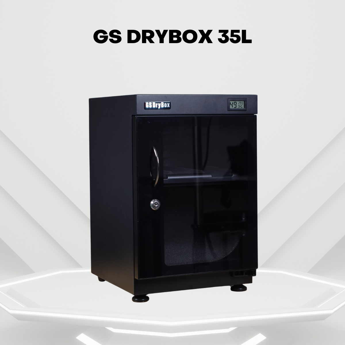 GS DryBox 28L/35L/60L LCD Digital Display 18 Litre 35 Litre 60 Litre Dry Cabinet 5 Years Warranty