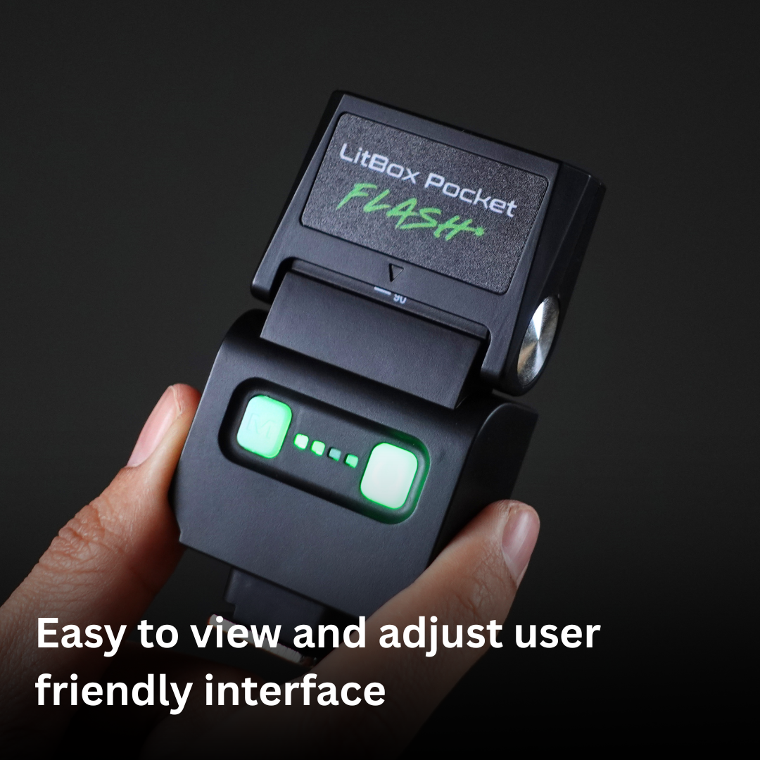 GS LitBox Pocket Flash 2-in-1 Camera Flash & Video Light for DSLR Mirrorless Cameras