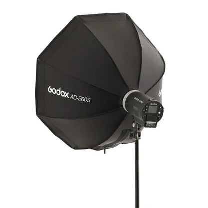 Godox AD-S60S Umbrella Style Quick Fold Silver Softbox With Grid For AD400Pro/AD300Pro/LED ML60 (60cm)