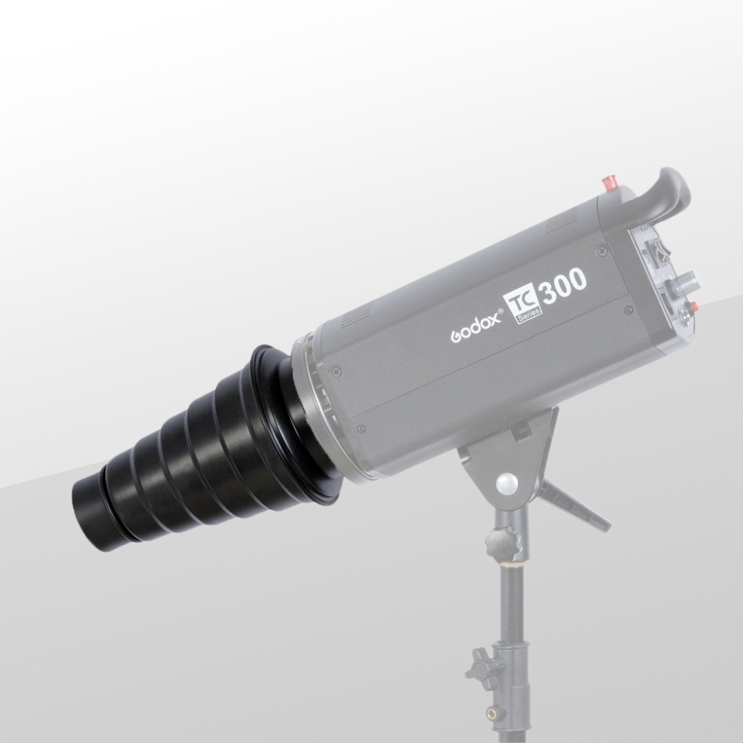 Godox Snoot with Honeycomb Grid (Bowens S)