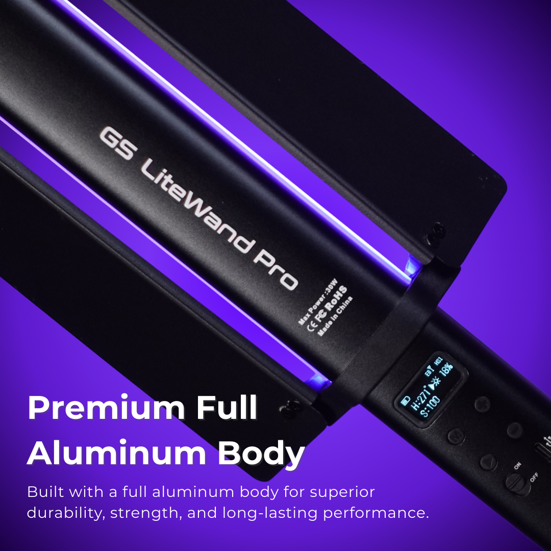 GS LiteWand Pro RGB High Power 30w Tube Light Light Wand Light Stick for Photo Video