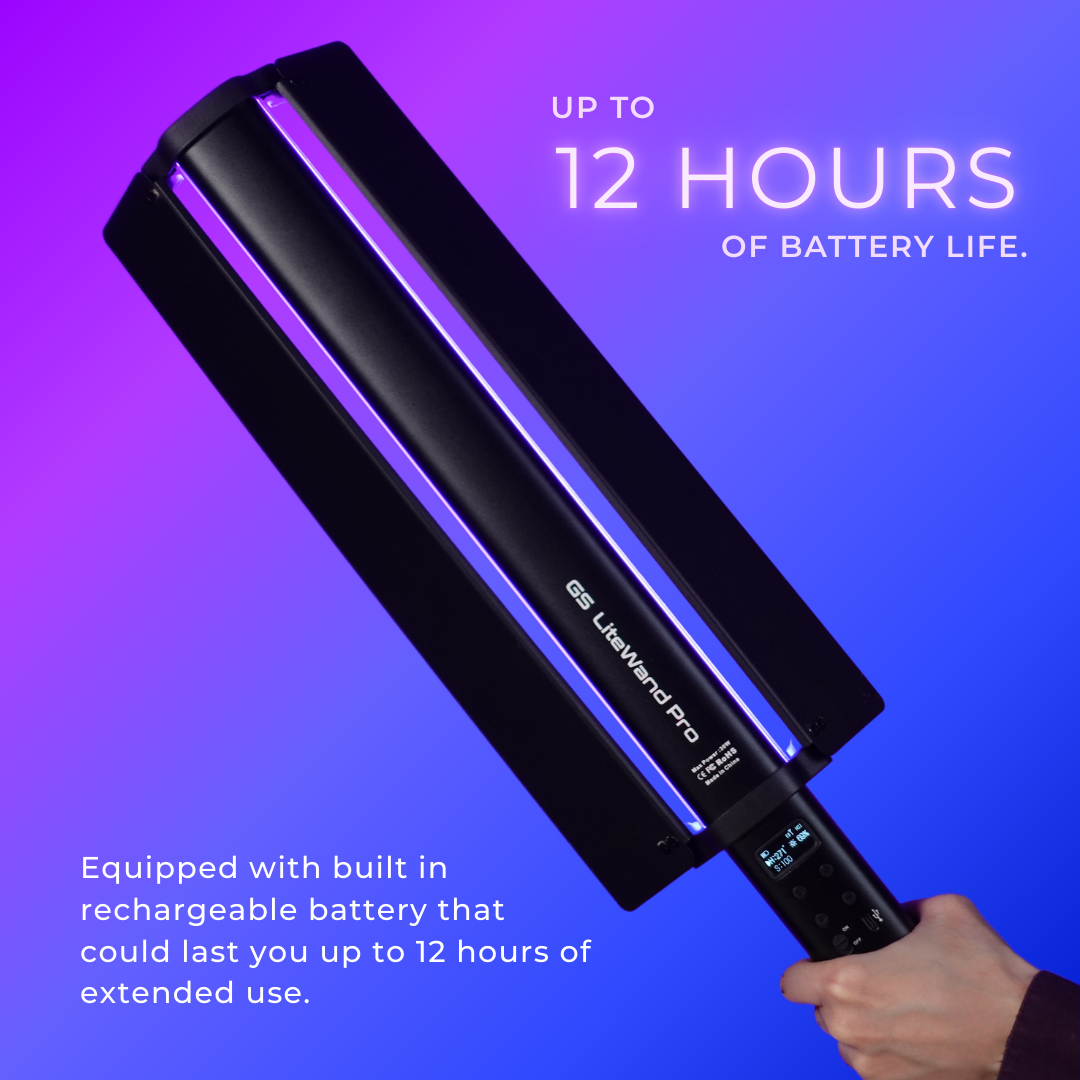GS LiteWand Pro RGB High Power 30w Tube Light Light Wand Light Stick for Photo Video