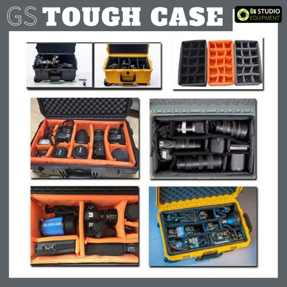 The GS Tough Case Waterproof Medium Hardcase is a rugged and reliable solution for protecting your valuable photography and videography equipment. 