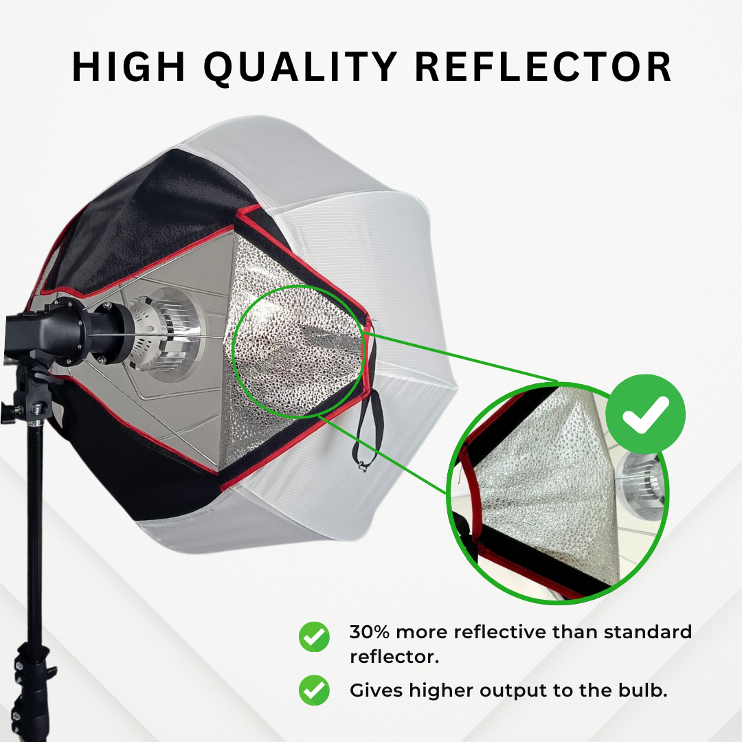 Comes with high quality reflector.