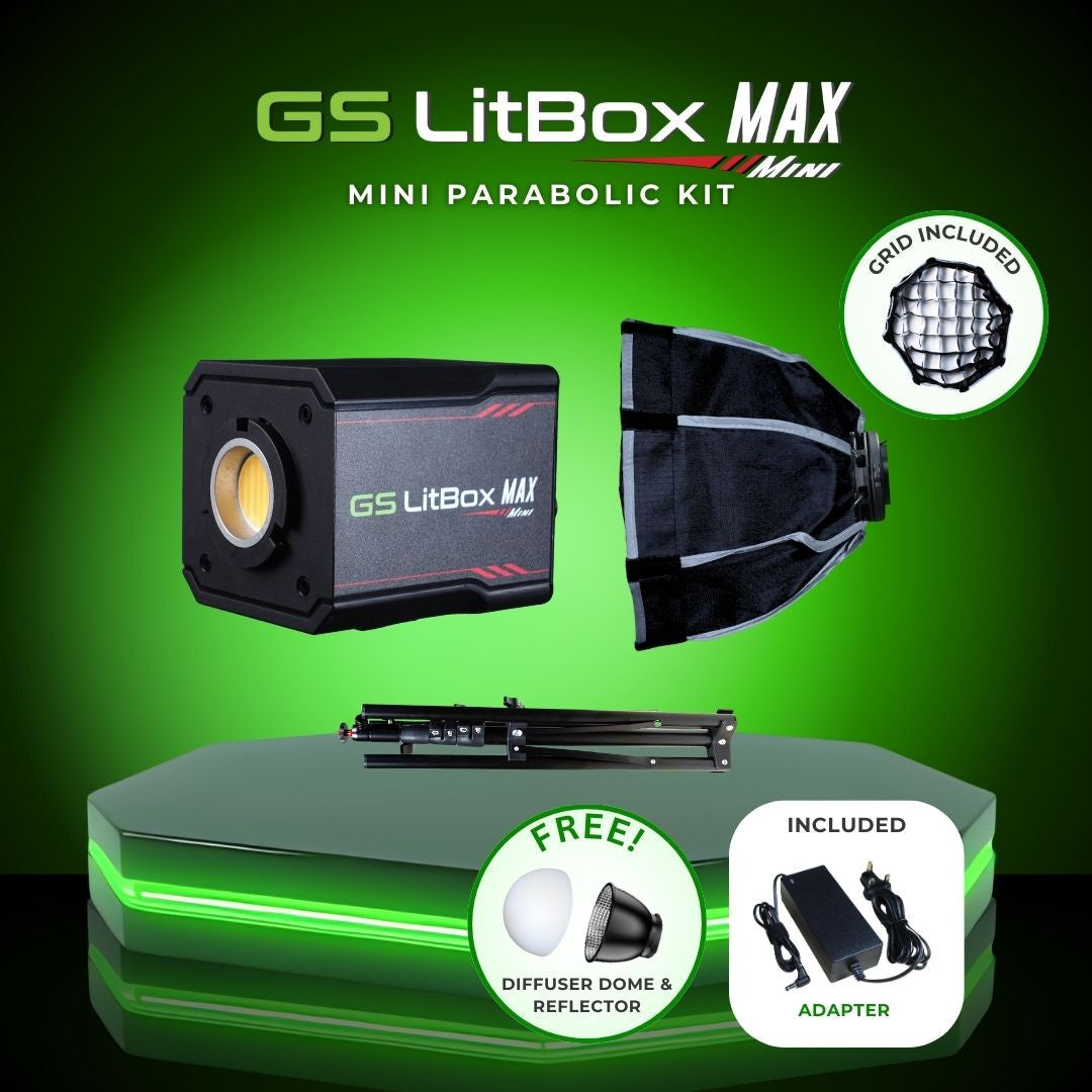 GS LitBox Max Mini 120w Mini COB LED Studio Light for Live Stream and Content Creation