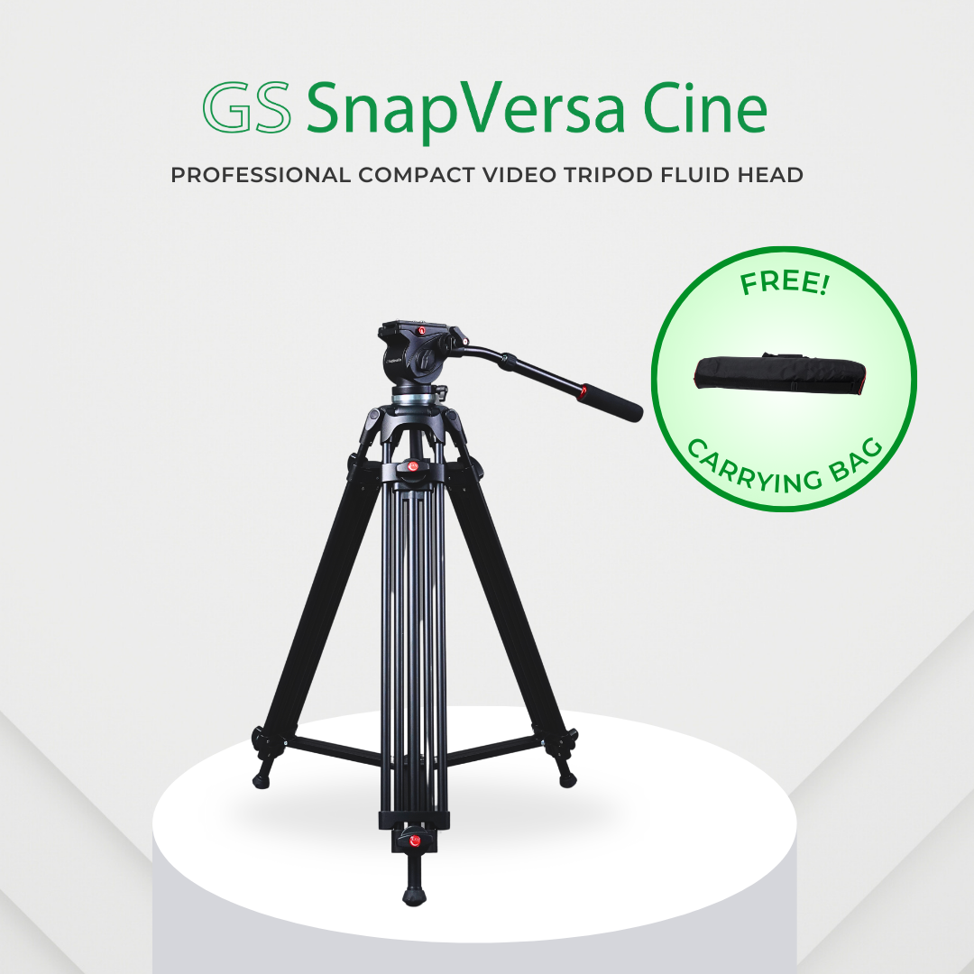 GS SnapVersa Cine Professional Video Tripod Fluid Head