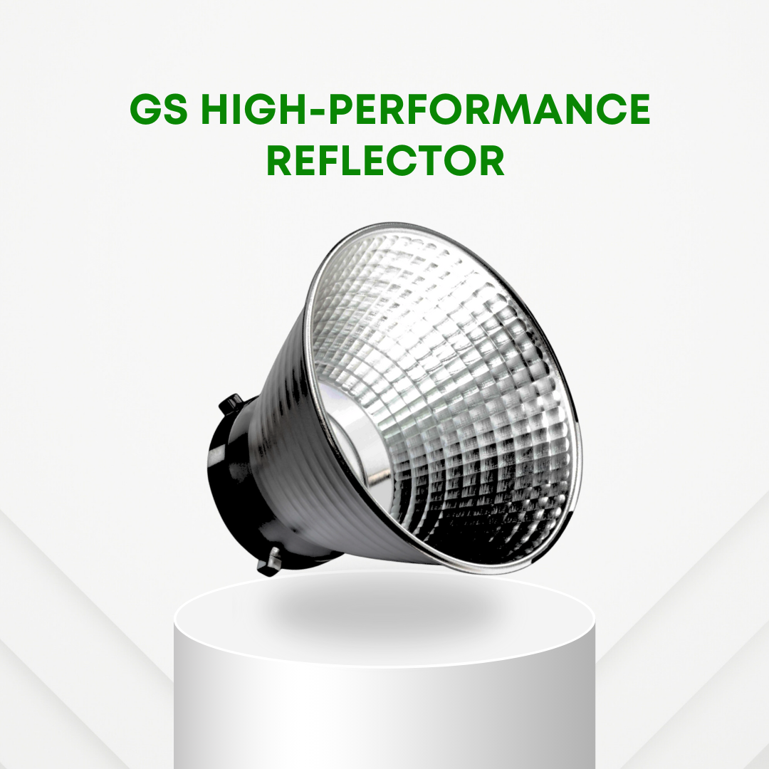GS High-Performance Reflector (7") with Bowens Mount Ultra High Reflective Surface for Studio  Light