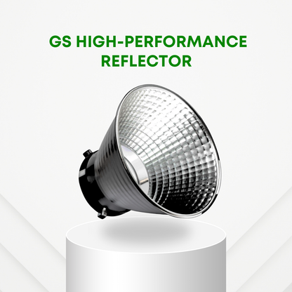 GS High-Performance Reflector (7") with Bowens Mount Ultra High Reflective Surface for Studio  Light