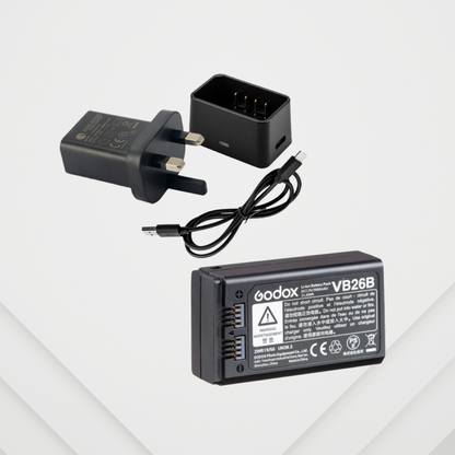 GODOX VB26B 7.2V 3000mAh Rechargeable Lithium-ion Li-ion Battery Pack V1-C V1-N V1-S V1-F V1-O V1-P V850III V860III-C V860III-N V860III-S V860III-F V860III-O On Camera Flash Speedlight